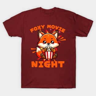 Foxy movie night popcorn lover T-Shirt